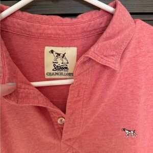 Stinson Heather Red Polo Shirt men’s Medium